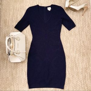 Reiss lace patterned dress